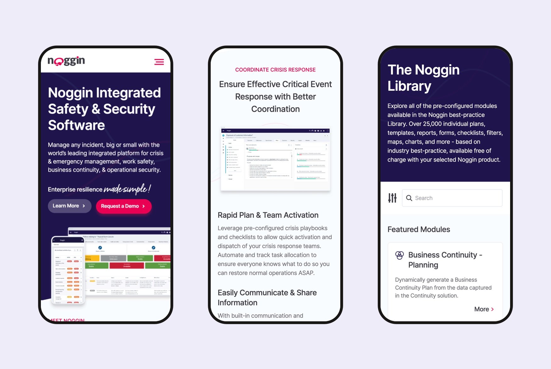 Noggin Responsive Website Design